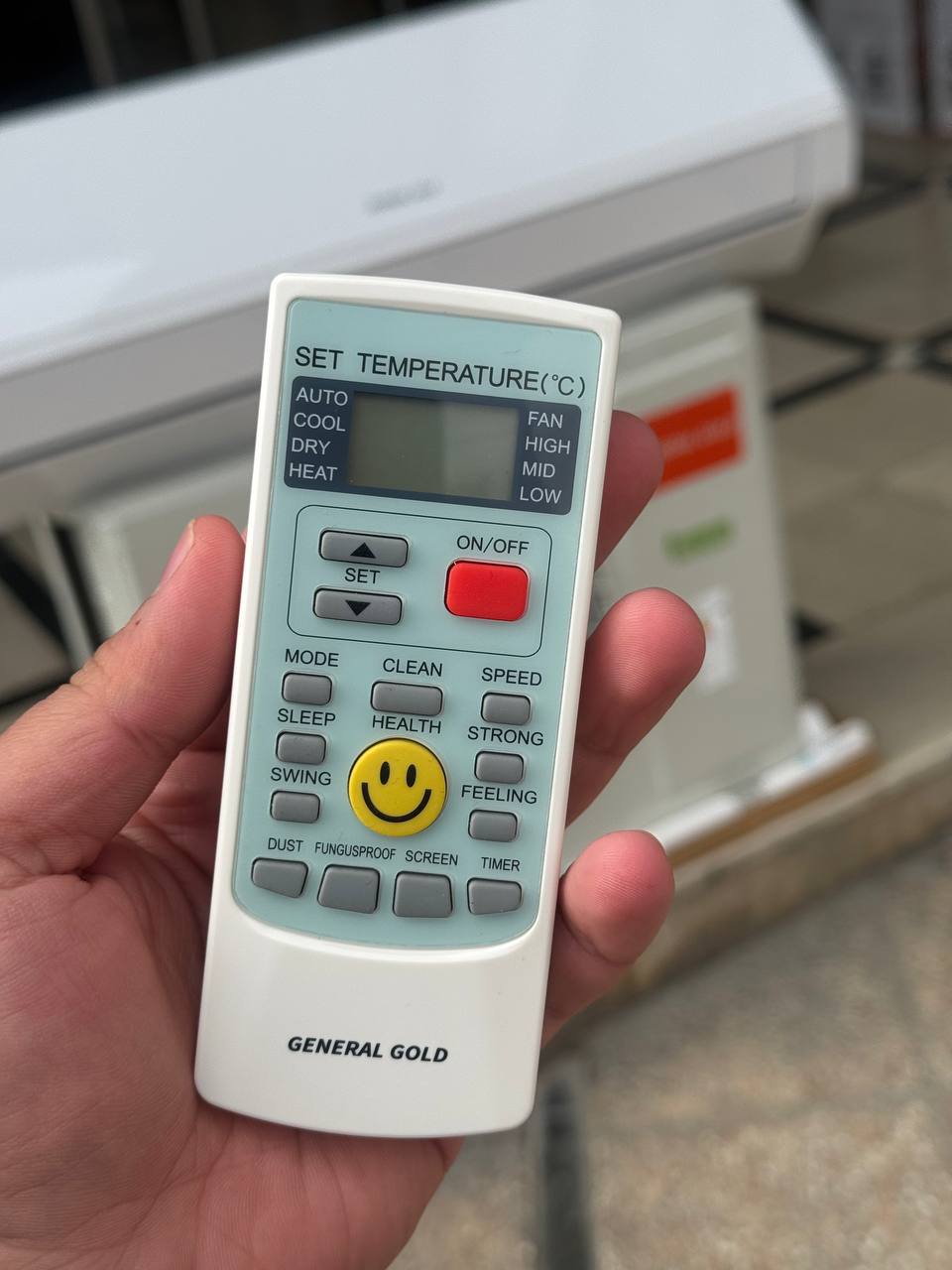 ریموت کنترل کولر گازی جنرال گلد GG-S24000 DELTA