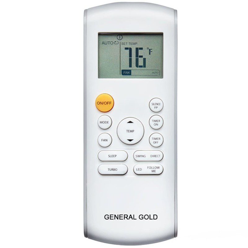 ریموت کنترل کولر گازی جنرال گلد GG-MS12000 PLATINUM
