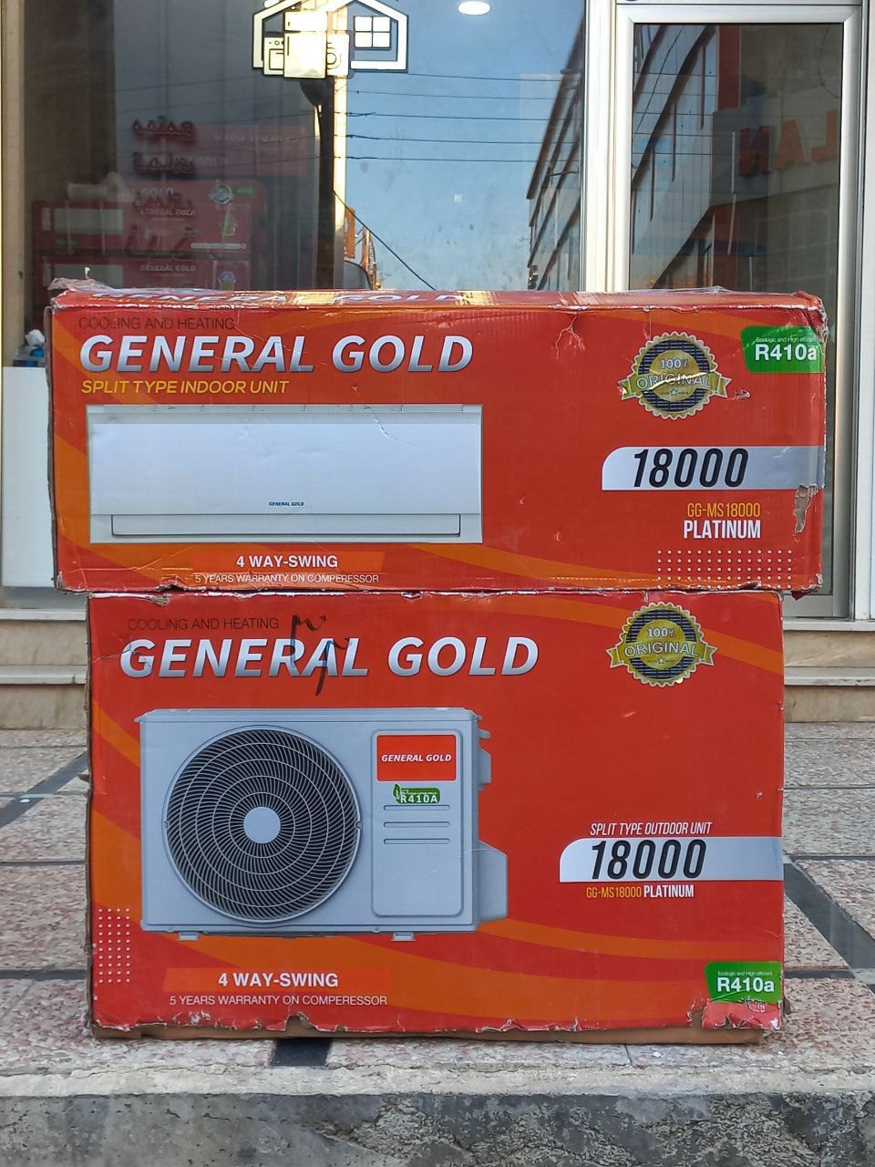 کولر گازی جنرال گلد GG-MS18000 PLATINUM