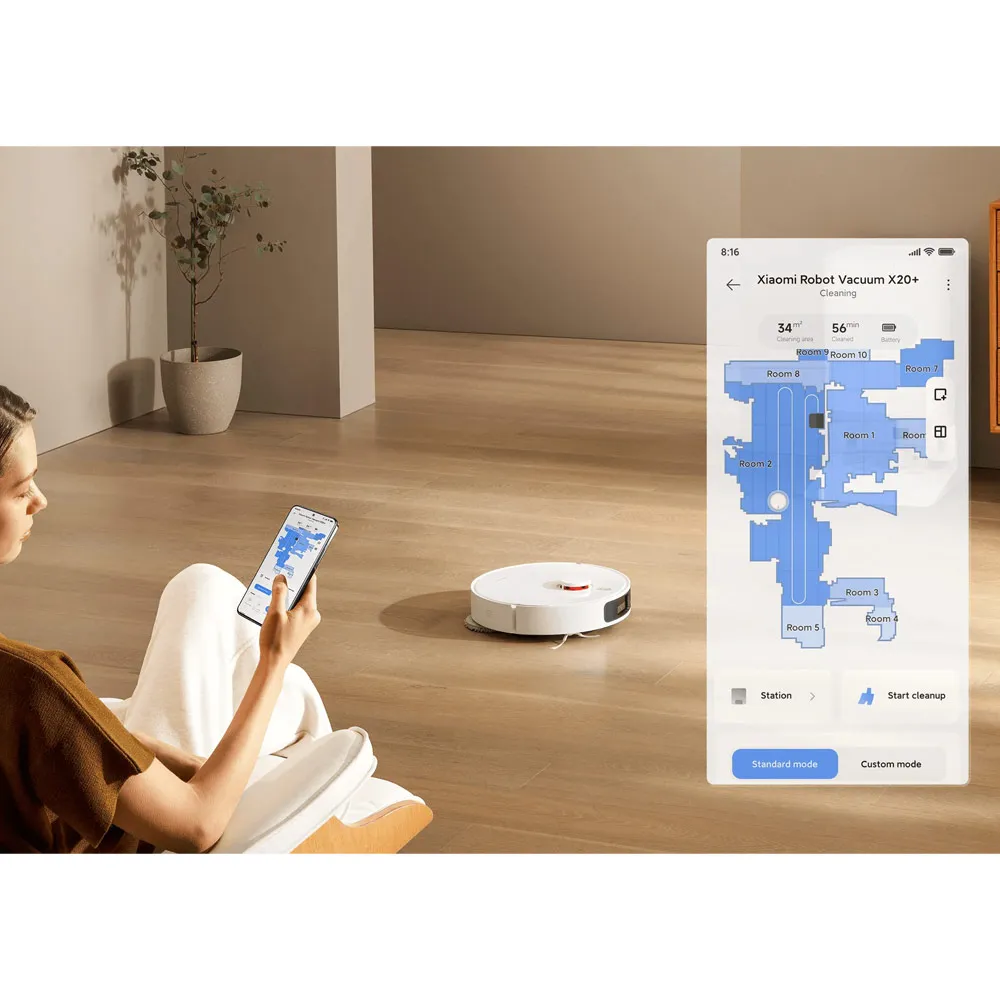 جارو رباتیک شیائومی Mi Robot Vacuum X20 Plus
