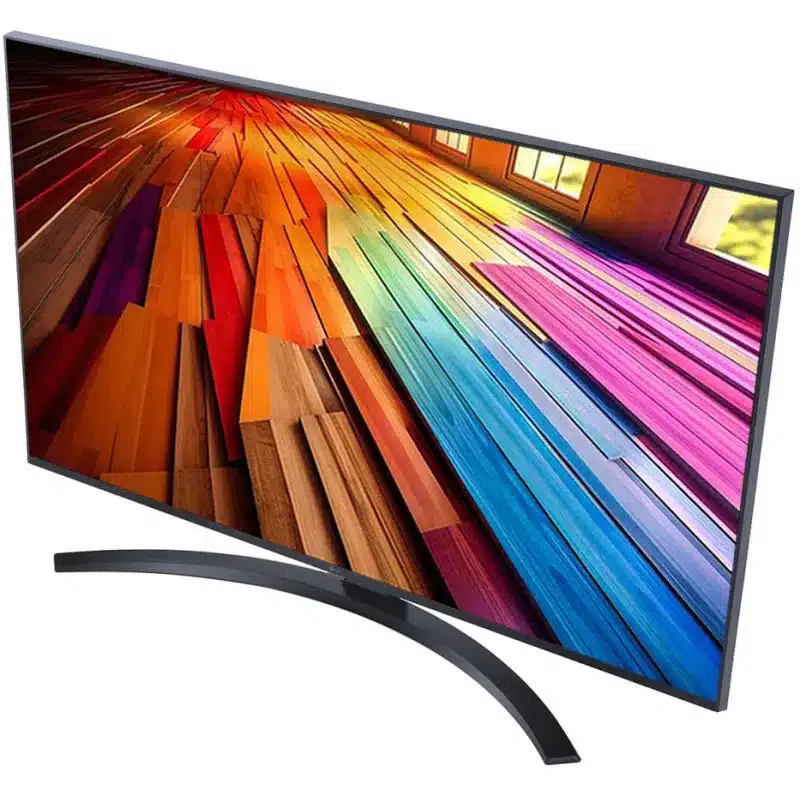 تلویزیون LG 43UT8100 2024 از نمای بالا