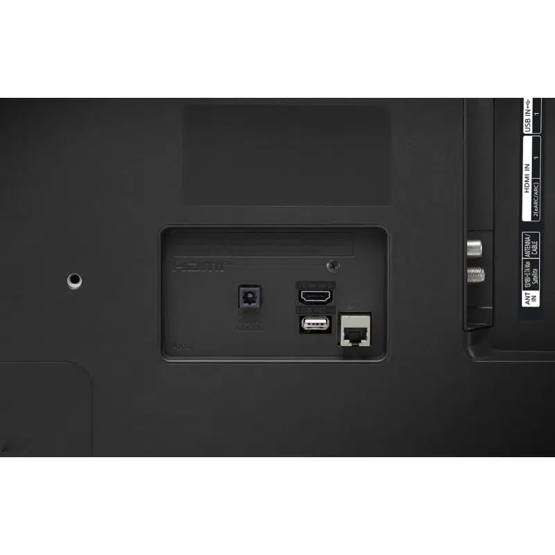 پورت های پشت تلویزیون LG 75NANO81 مونتاژ لهستان