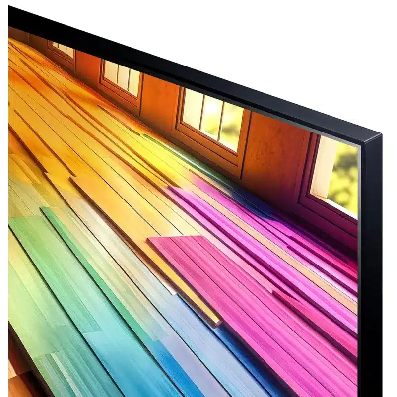 حاشیه ها و قاب باریک اطراف صفحه نمایش تلویزیون 86UT8100 ال جی