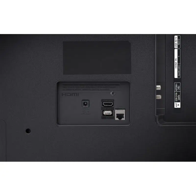 پورت های ورودی خروجی کناری تلویزیون ال جی 86UT8100