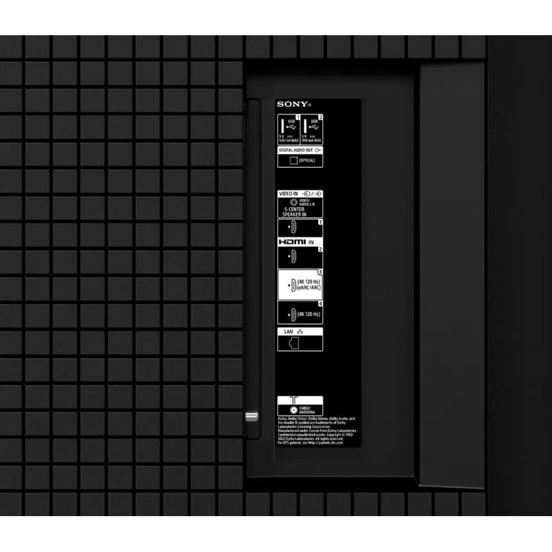 پورت های ورودی خروجی تلویزیون سونی 75X90L